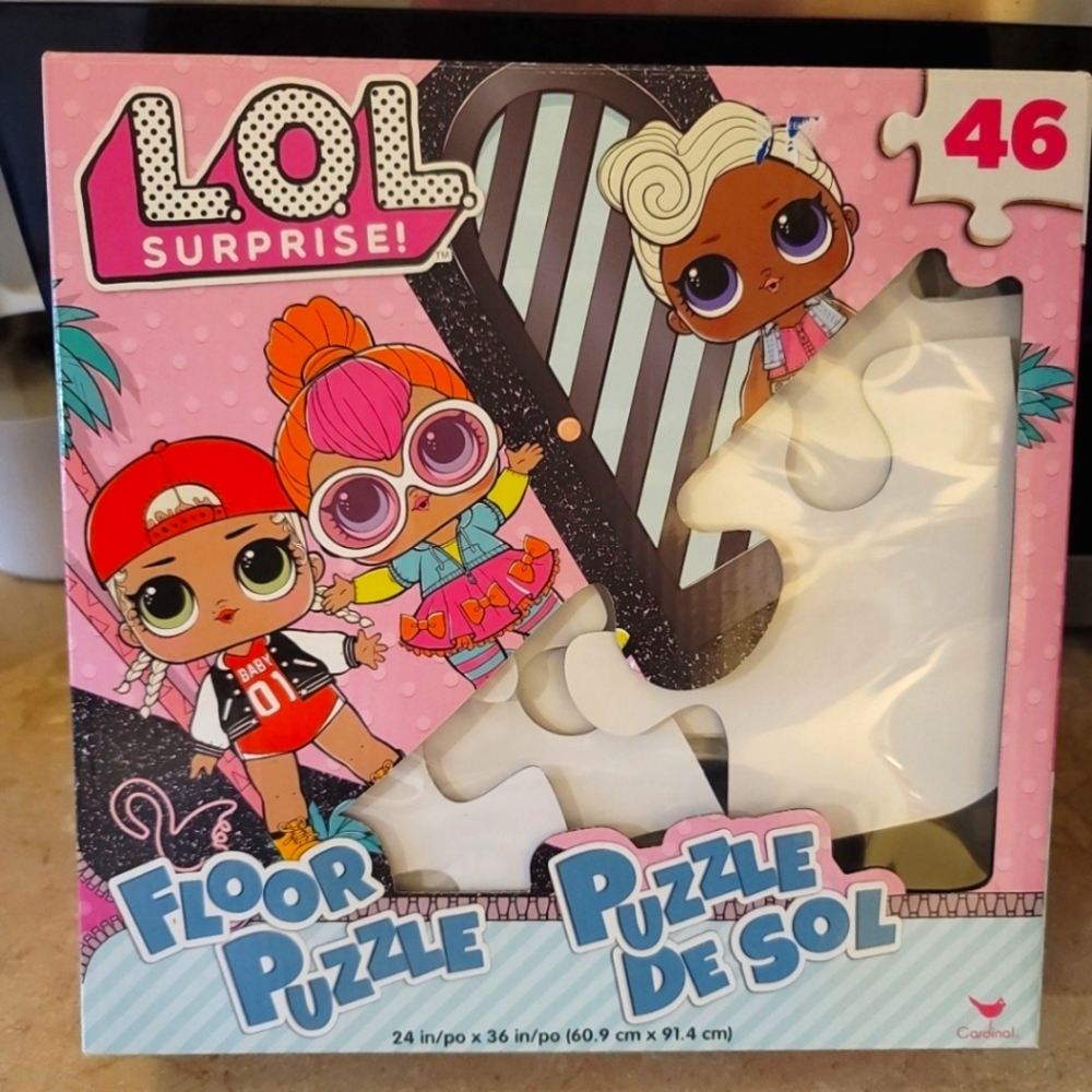 NIB Large 46 Piece LOL Floor Puzzle
